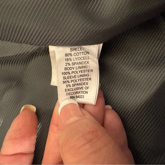 Banana Republic Crushed Velvet Black Blazer Tailored Fit Professional - Picture 10 of 10